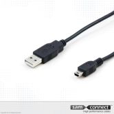 USB A naar Mini USB 2.0 kabel, 1.8m, m/m