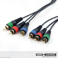 Component video kabel, 1m, m/m