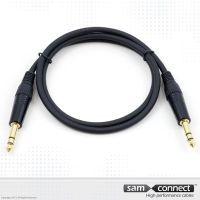 6.3mm stereo Jack kabel, 3m, m/m