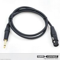 6.3mm Jack naar XLR kabel, 3m, m/f