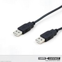 USB A naar USB A 2.0 kabel, 3m, m/m